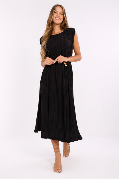 Donna – Midi-jurk voor dames – Viscosemix – Lente / Zomer