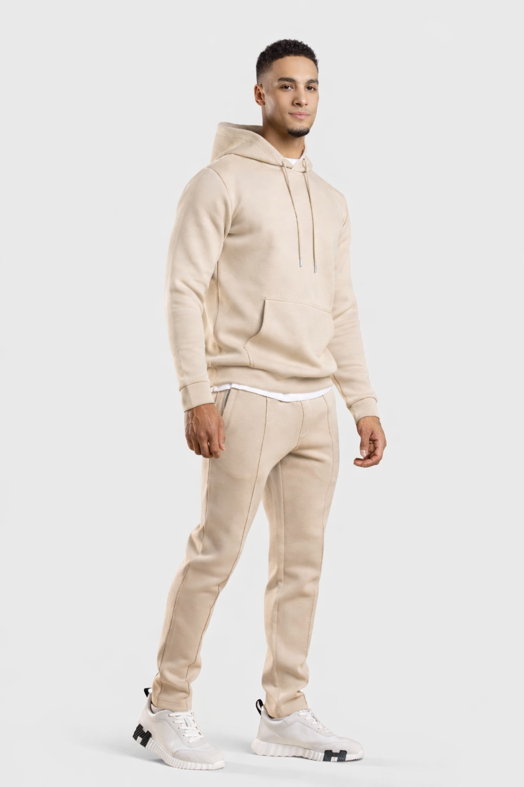 Jamy – Heren hoodie set – Interlock polymix – Lente / Herfst