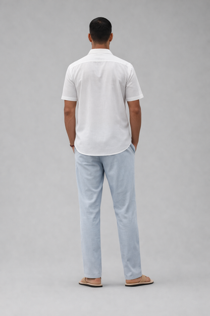Arturo - Heren broek - Luchtige zomerbroek in linnenstijl - Katoenmix - Lente / Zomer