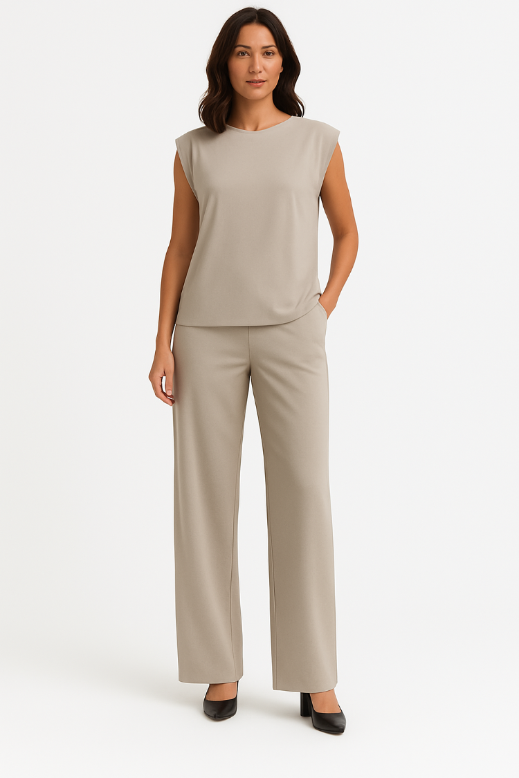 Alina – Stijlvolle set voor dames – Polyester – Lente / Zomer