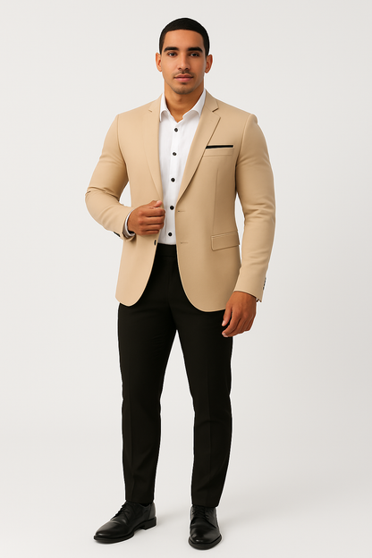 Felippe – Casual herenblazer – Polyester – Multiseizoen