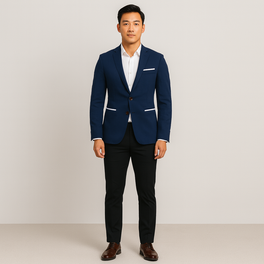 Felippe – Casual herenblazer – Polyester – Multiseizoen