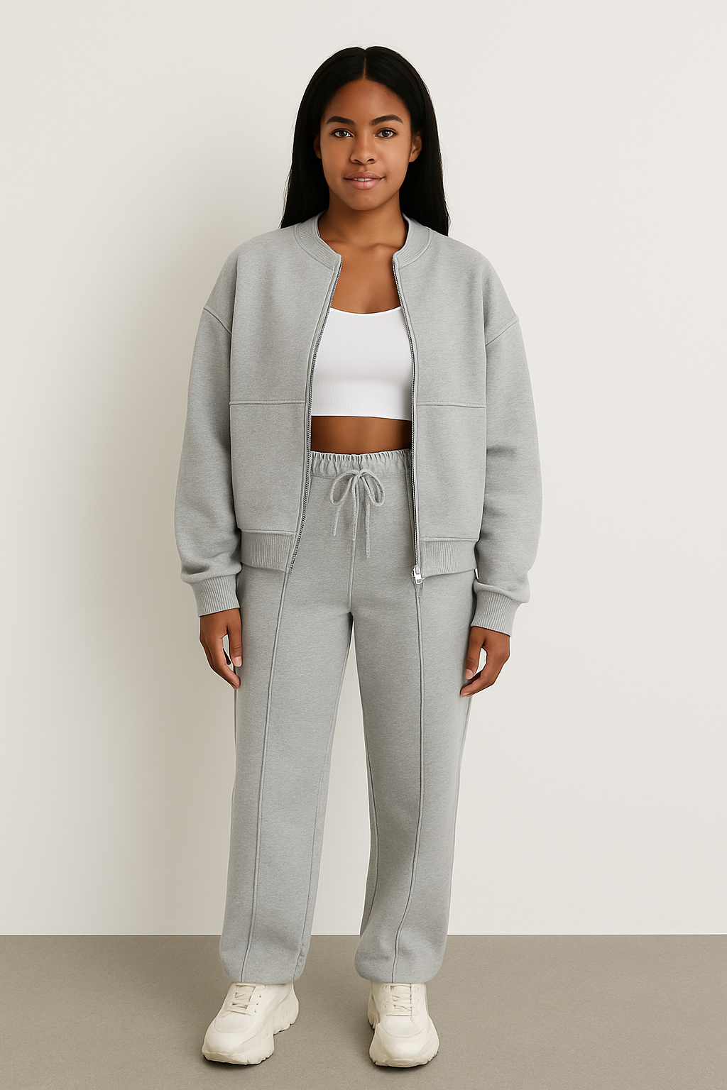 Ginevra - Luxe dames Trainingspak - Zachte Wol - Herfst / Winter