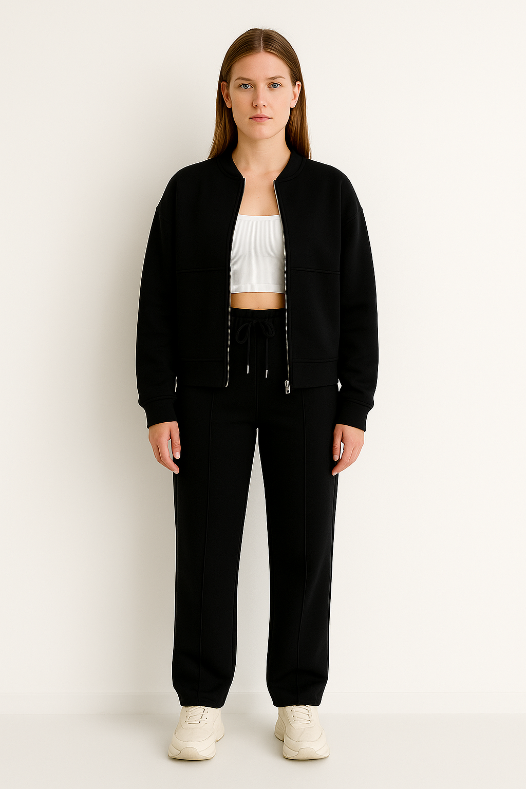 Ginevra - Luxe dames Trainingspak - Zachte Wol - Herfst / Winter