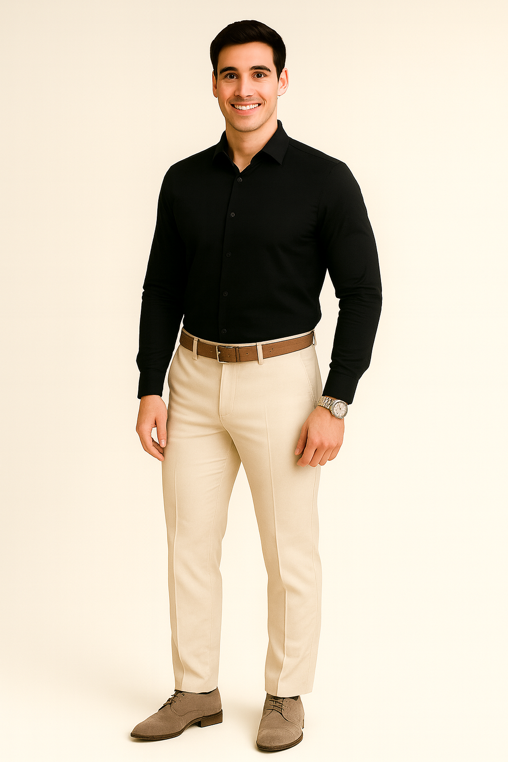 Federico - Overhemd – Kreukvrije Stretchstof – Multiseizoen