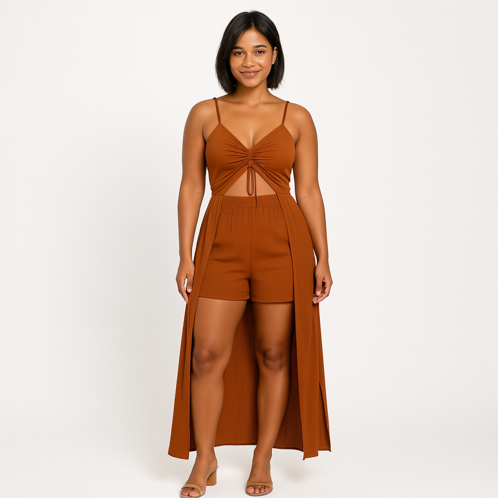 Isabel – Trendy dames 2-delige set – Polyester – Lente / Zomer