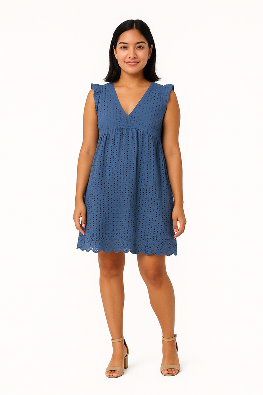 Lizet - Dames zomerjurk - Katoen - Lente / Zomer