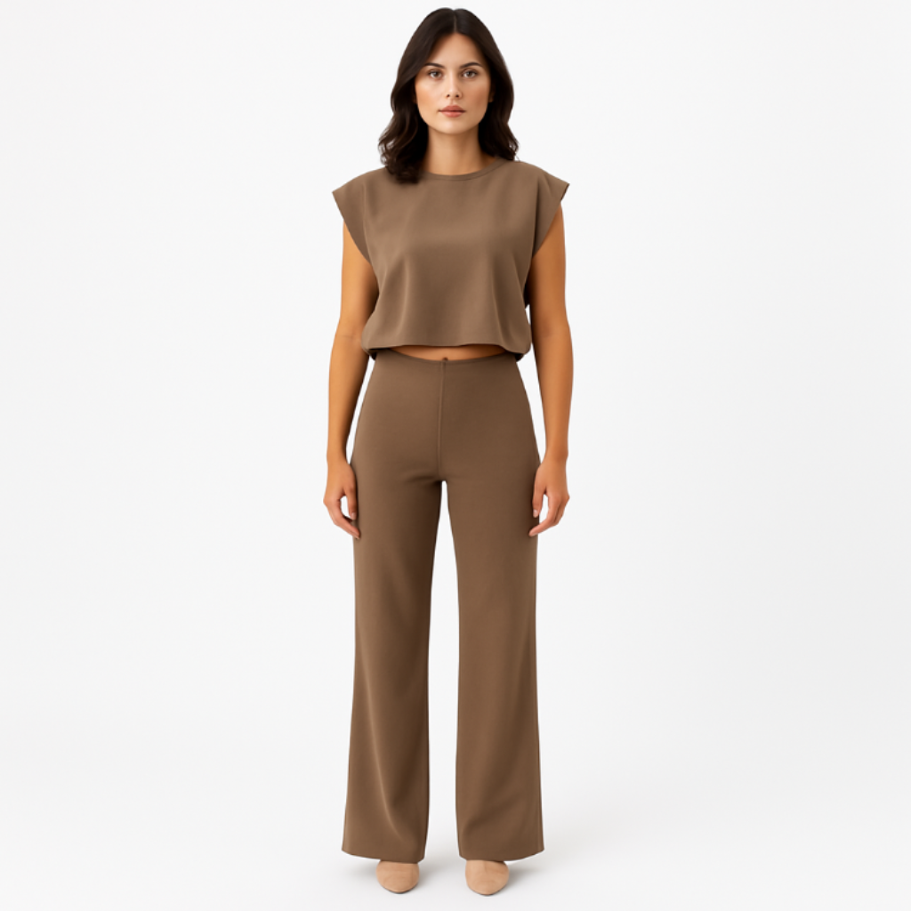 Alina – Stijlvolle set voor dames – Polyester – Lente / Zomer