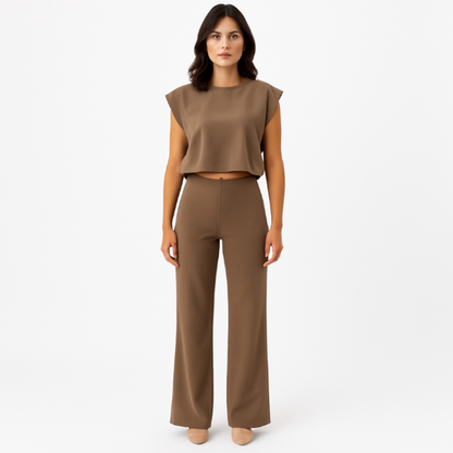 Alina – Stijlvolle set voor dames – Polyester – Lente / Zomer