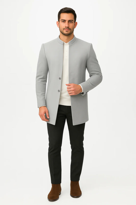 Alejandro – Halflange blazer voor heren – Polyester – Multi-seizoen