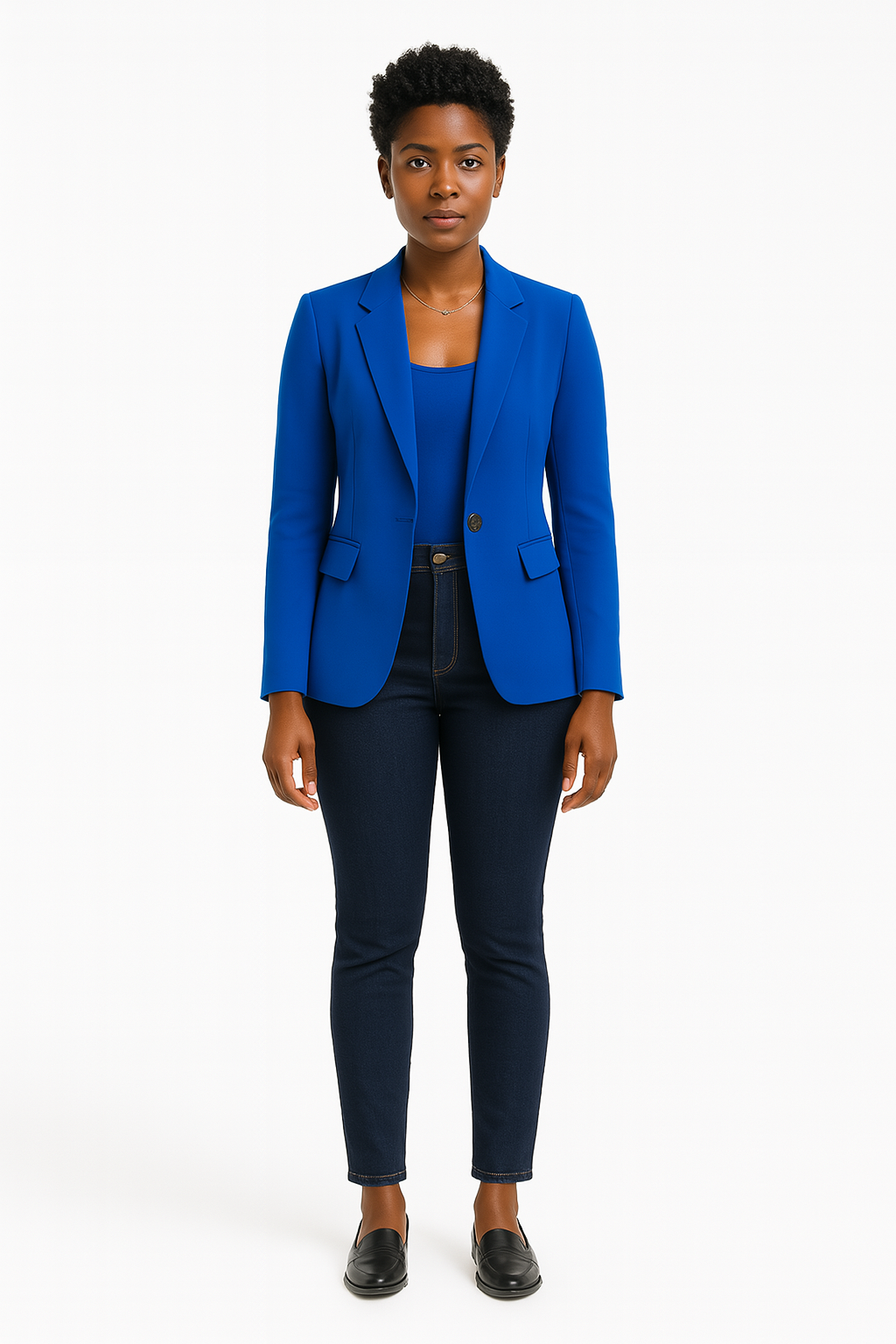 Astrid – Klassieke blazer voor dames – Comfort en elegantie – Polymix – Lente / Zomer