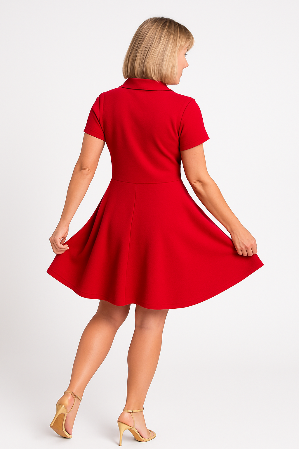 Naomi - Dames zomerjurk - Katoenmix - Lente / Zomer