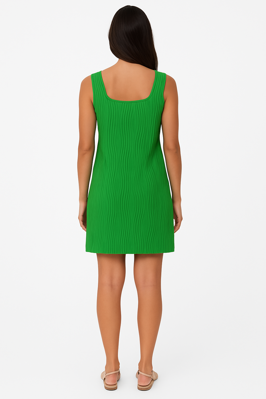 Victoria - Dames jurk V Hals - Stretch mix - Lente / Zomer