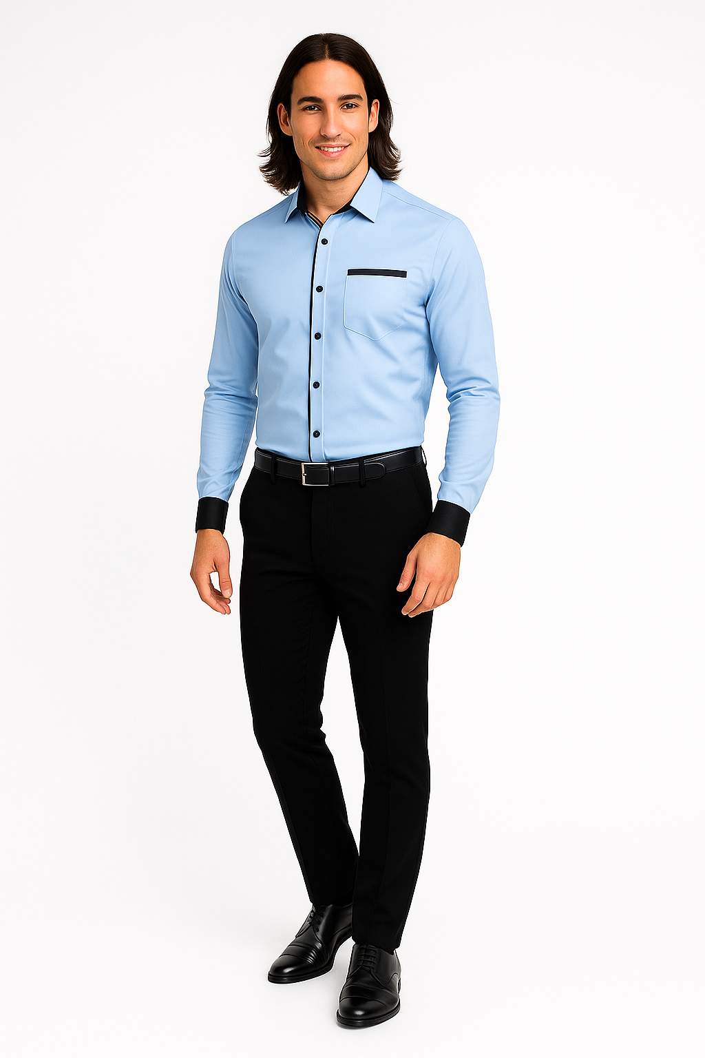 Riccardo – Trendy herenblouse – Polymix – Zomer / Lente / Herfst