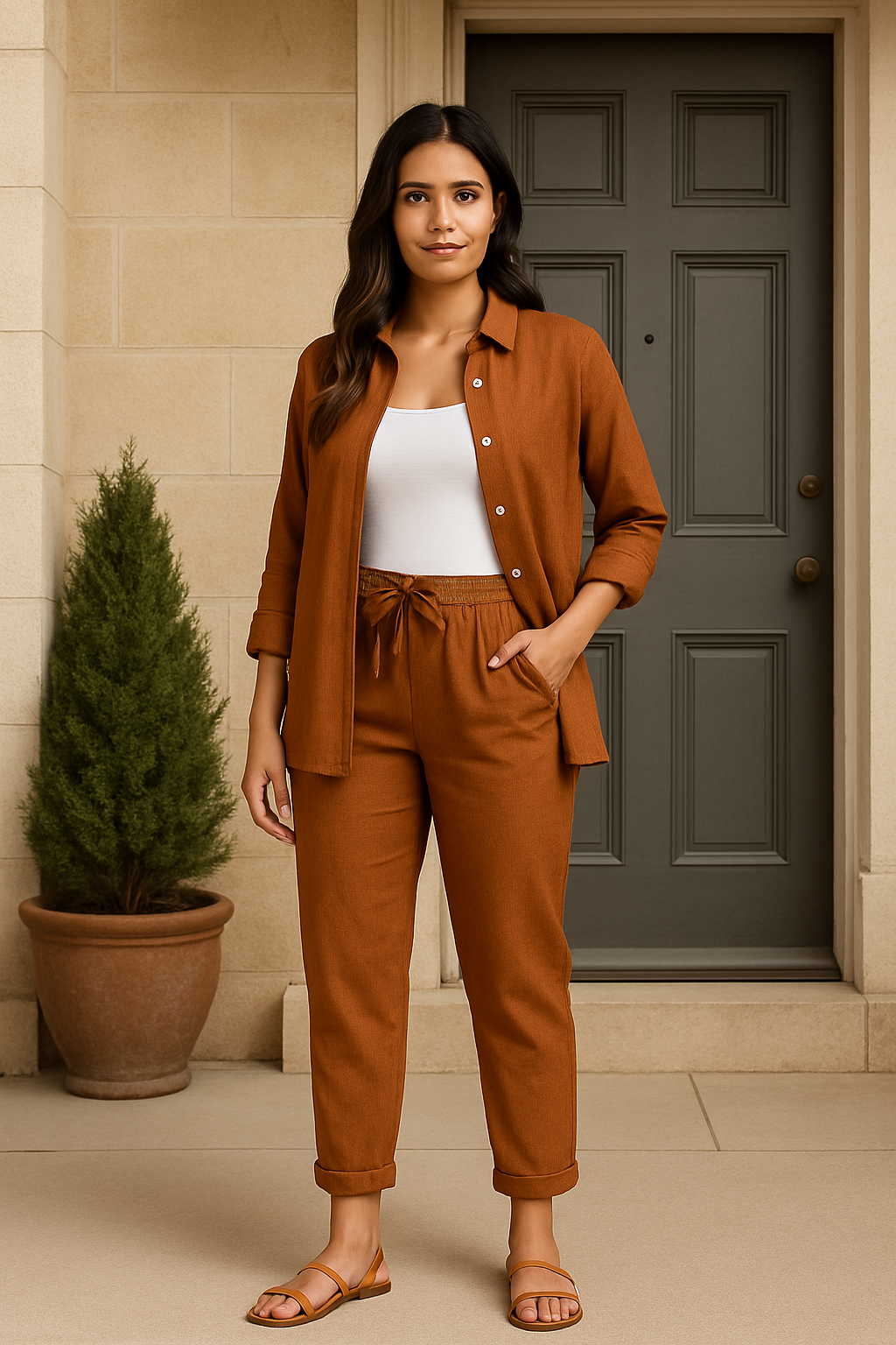 Isabella - Dames set - Katoen / Linnen - Lente / Zomer