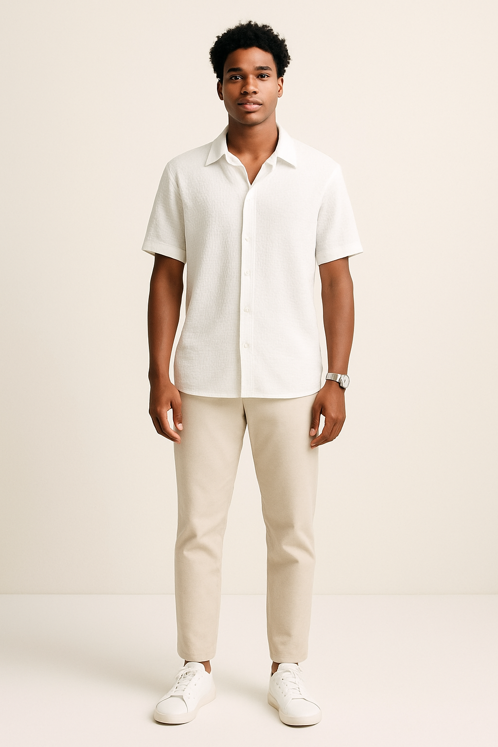 Lorenzo - Herenblouse - Polymix - Lente / Zomer