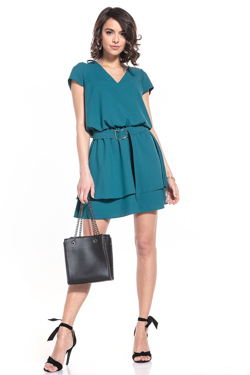 Faith – Dames - Minijurk met dubbele rok  – Polyester – Lente / Zomer
