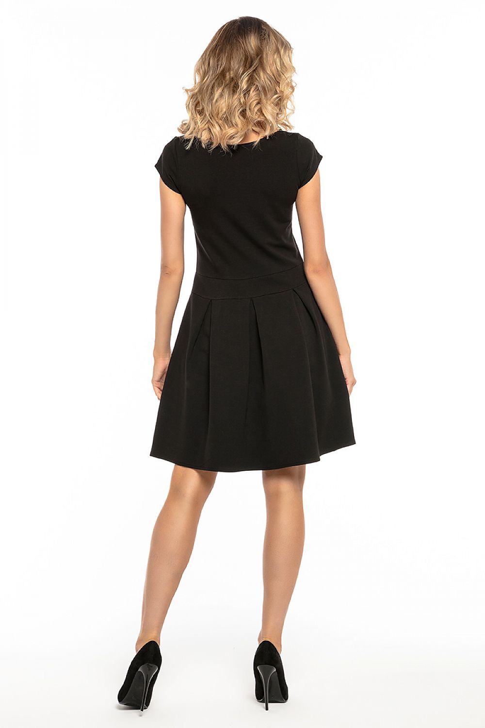 Doutzen - Elegante midi-jurk voor dames – Katoenmix – Lente / Zomer