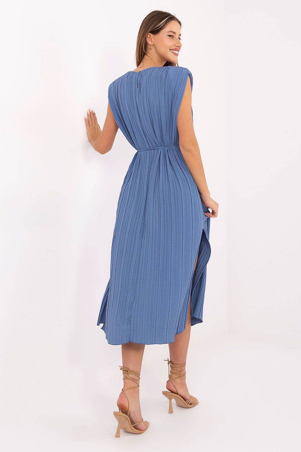 Donna – Midi-jurk voor dames – Viscosemix – Lente / Zomer