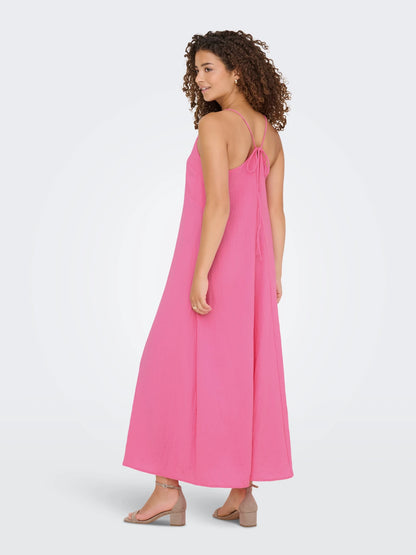 Zinzi - Dames maxi-jurk - Polyester - Lente / Zomer