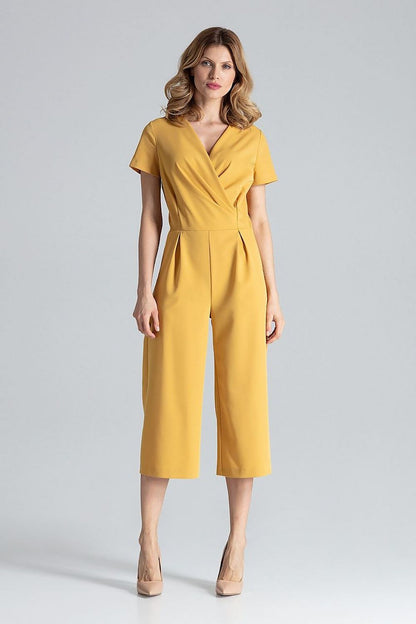 Marie  – Damesjumpsuit - Polyester - Lente / Zomer