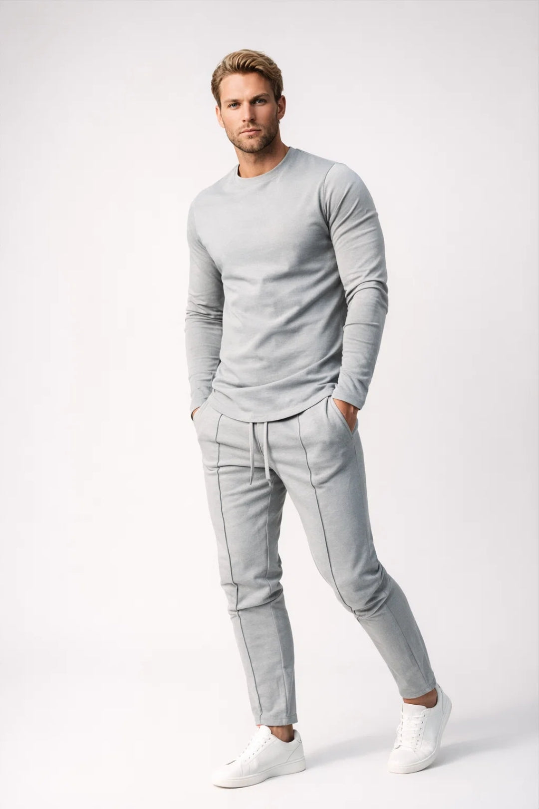 Travis – Heren set – Casual & comfortabel – Slim fit – Katoenmix – Alle seizoenen