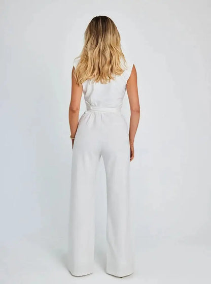 Carman - Elegante dames jumpsuit - Polymix - Lente / Zomer