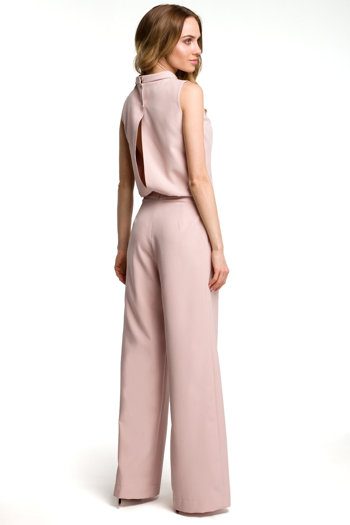 Pien - Dames jumpsuit met palazzo broek - Polyester - Lente / Zomer