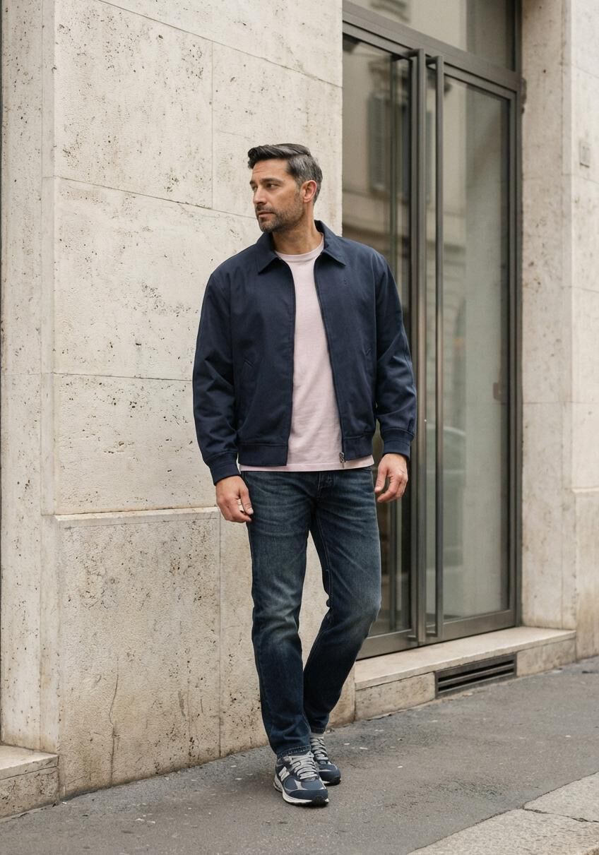 Darius - Heren casual tussenjas – Polyester – Lente / Zomer
