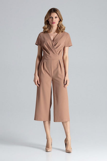 Marie  – Damesjumpsuit - Polyester - Lente / Zomer