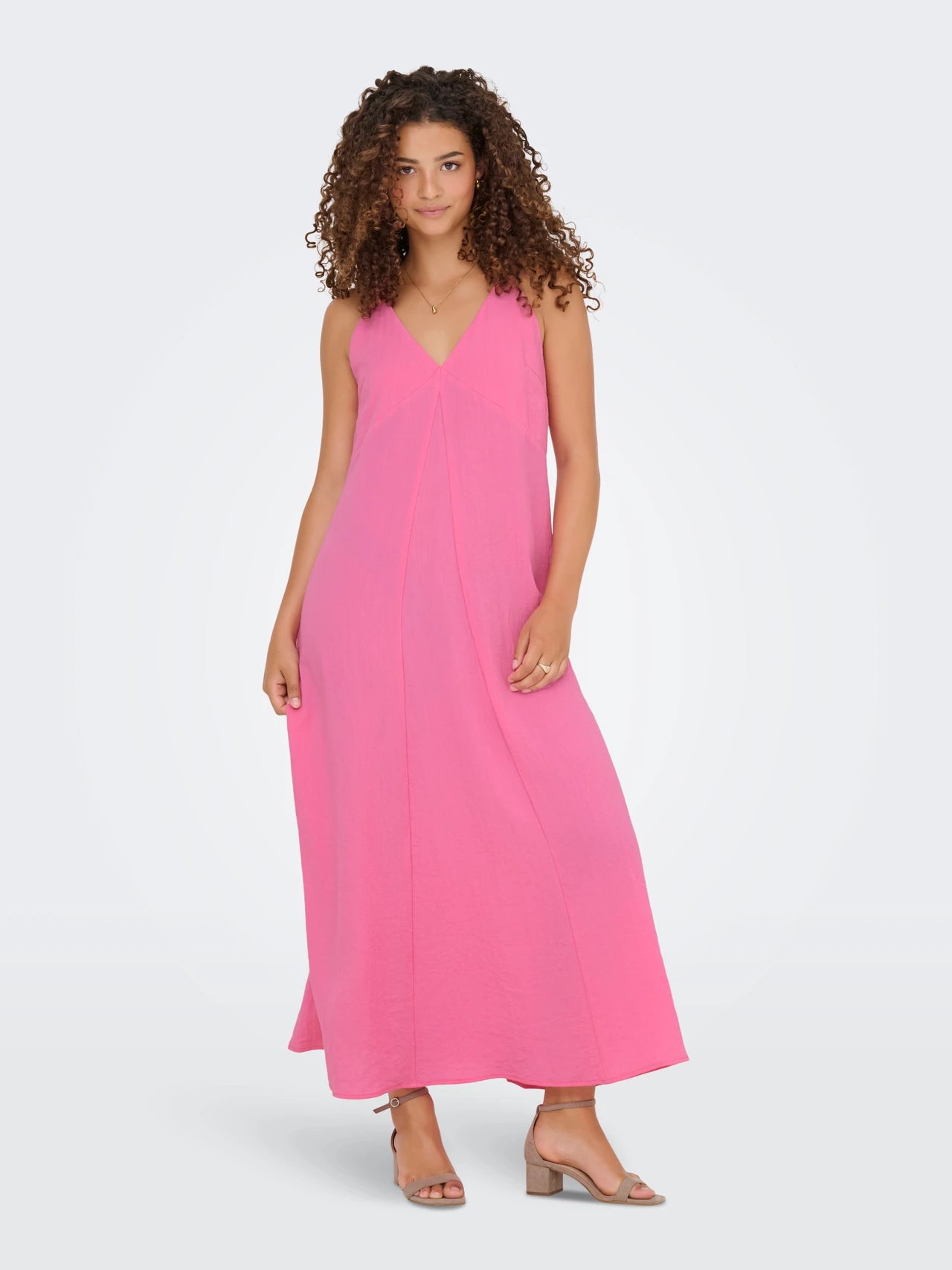 Zinzi - Dames maxi-jurk - Polyester - Lente / Zomer
