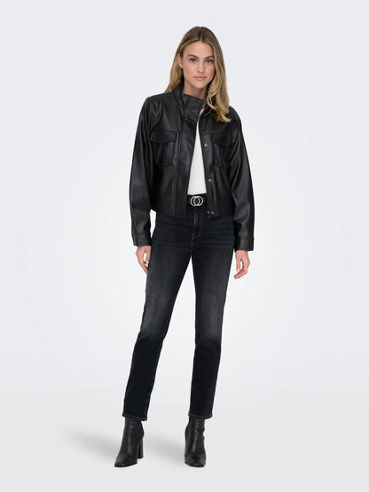 Lonneke – Dames jeans rechte pasvorm – Hoge taille – Katoen – Lente / Zomer