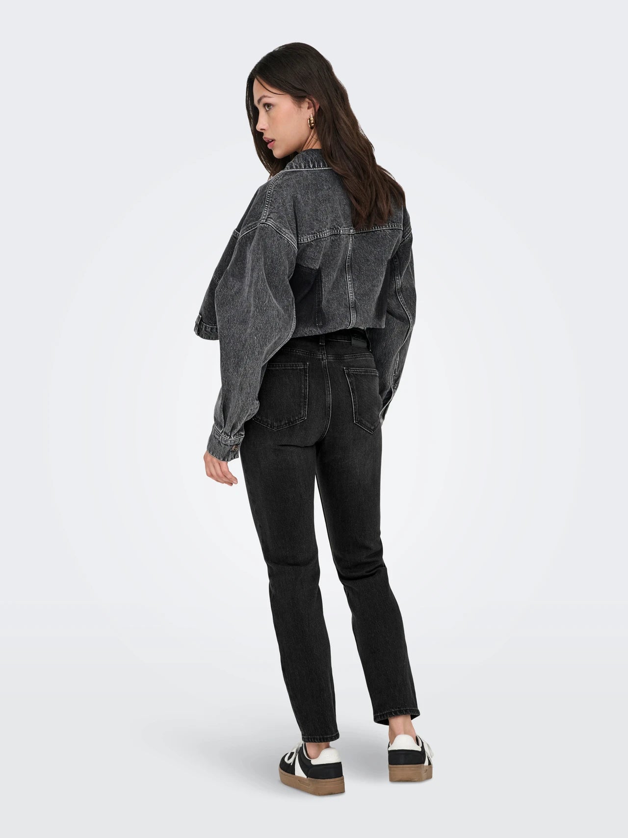 Gloria - Dames denim jeans – Rechte pasvorm – Hoge taille – Lente / Zomer