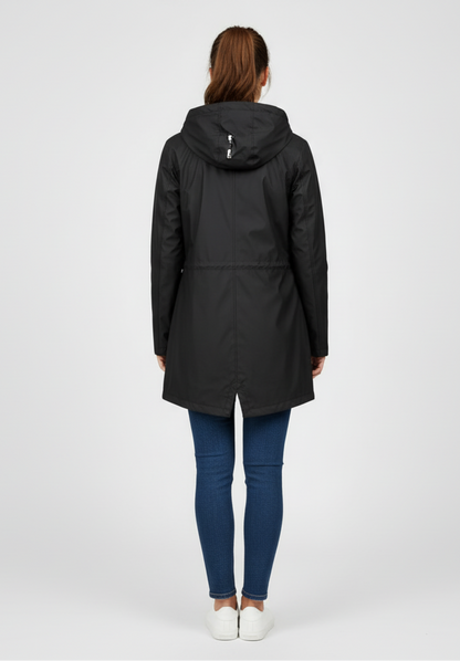 Olivia – Lichtgewicht dames regenjas  met capuchon – Polyester – Herfst / Lente