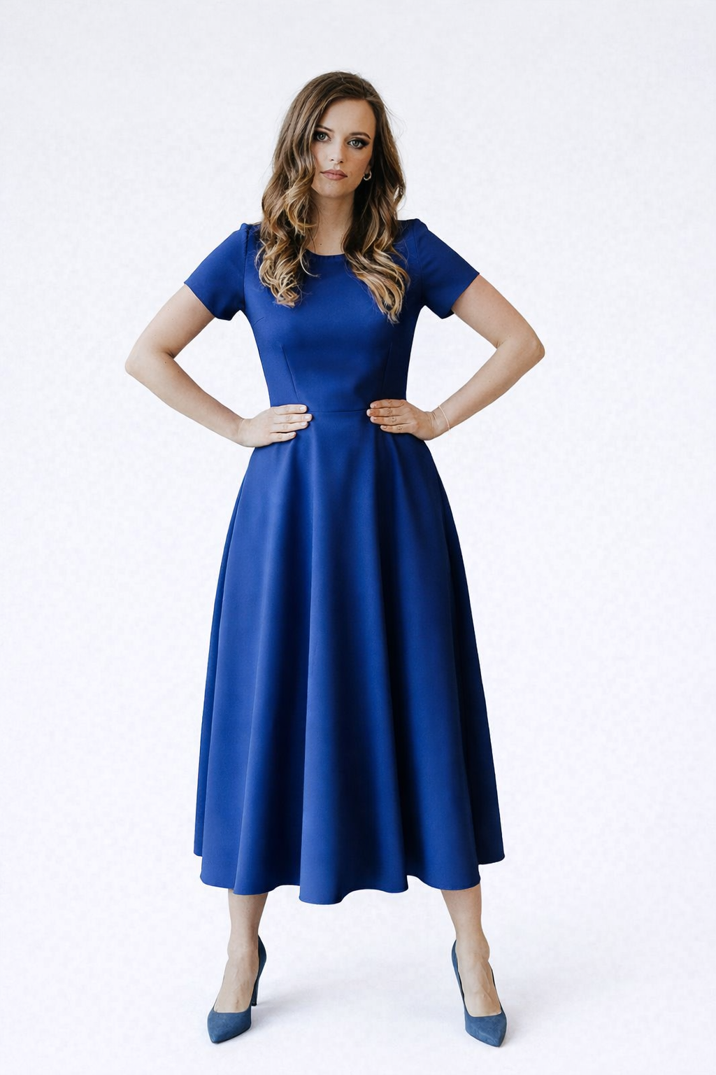 Giada – Elegante dames maxi jurk met A-lijn – Polyester - Lente / Zomer