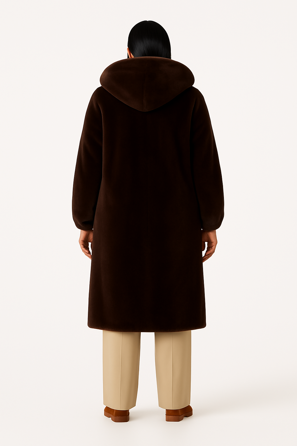 Ainara - Teddy jas - Polymix met kunstbont - Herfst / Winter