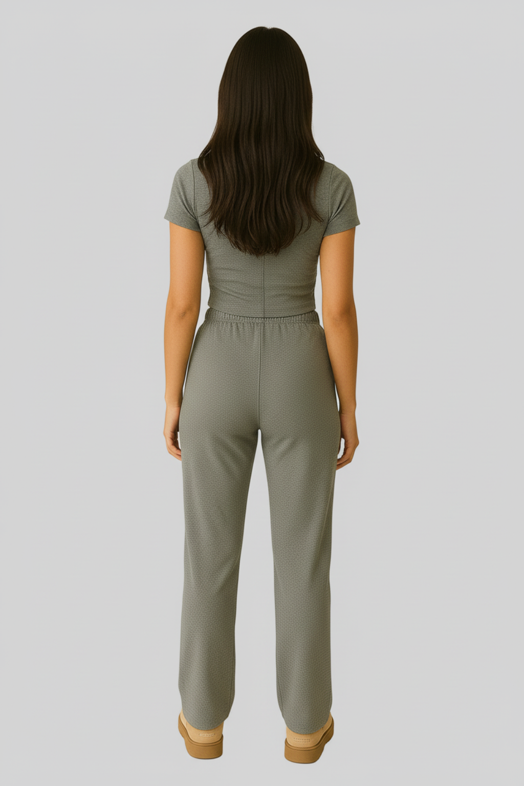 Tina – Dames Loungewear set – Lichtgewicht Gebreide Vezelmix – Alle Seizoenen