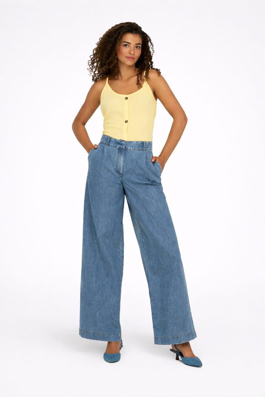 Celesta – Damesbroek jeans– Katoen – Alle seizoenen