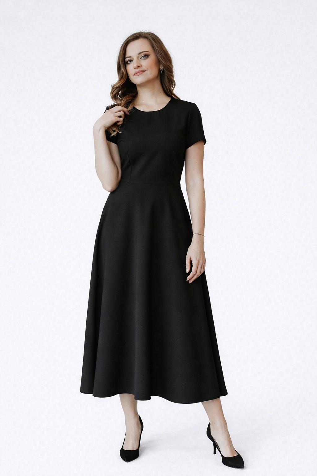 Giada – Elegante dames maxi jurk met A-lijn – Polyester - Lente / Zomer