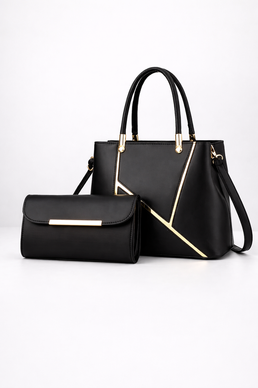 Anita – Dames 2-delige handtassenset met handtas en bijpassend handtasje