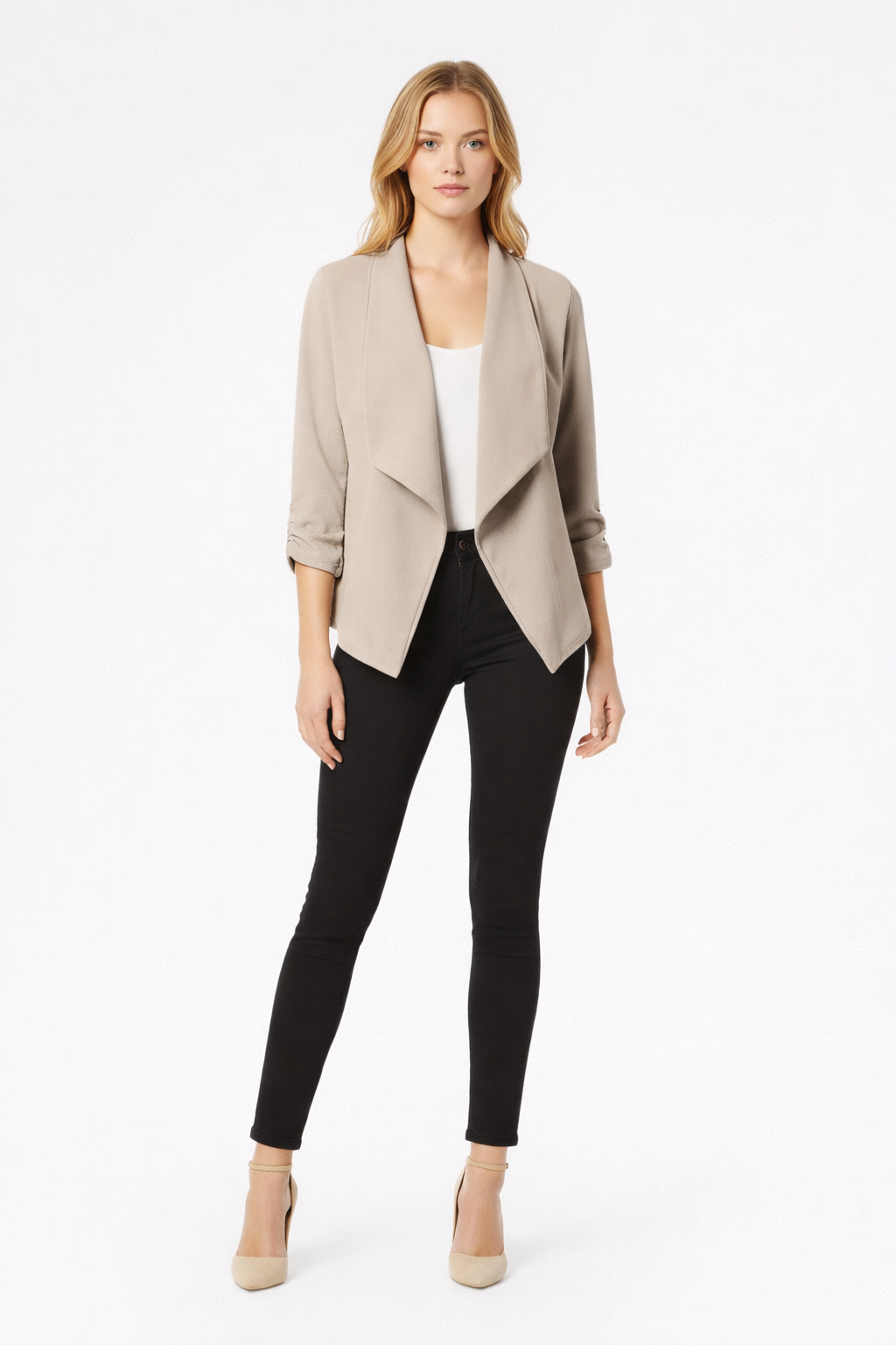 Marisol – Getailleerde klassiek damesblazer – Polymix – Lente / Herfst