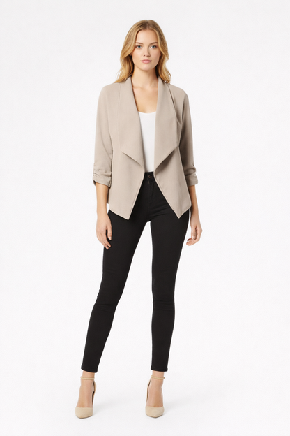 Marisol – Getailleerde klassiek damesblazer – Polymix – Lente / Herfst