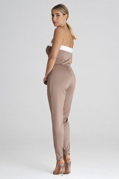 Bobbi - Dames Strapless Overall met Comfortabele Pasvorm - Polyester - Lente / Zomer