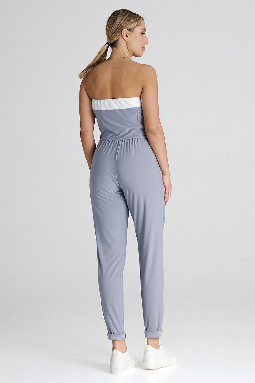 Bobbi - Dames Strapless Overall met Comfortabele Pasvorm - Polyester - Lente / Zomer