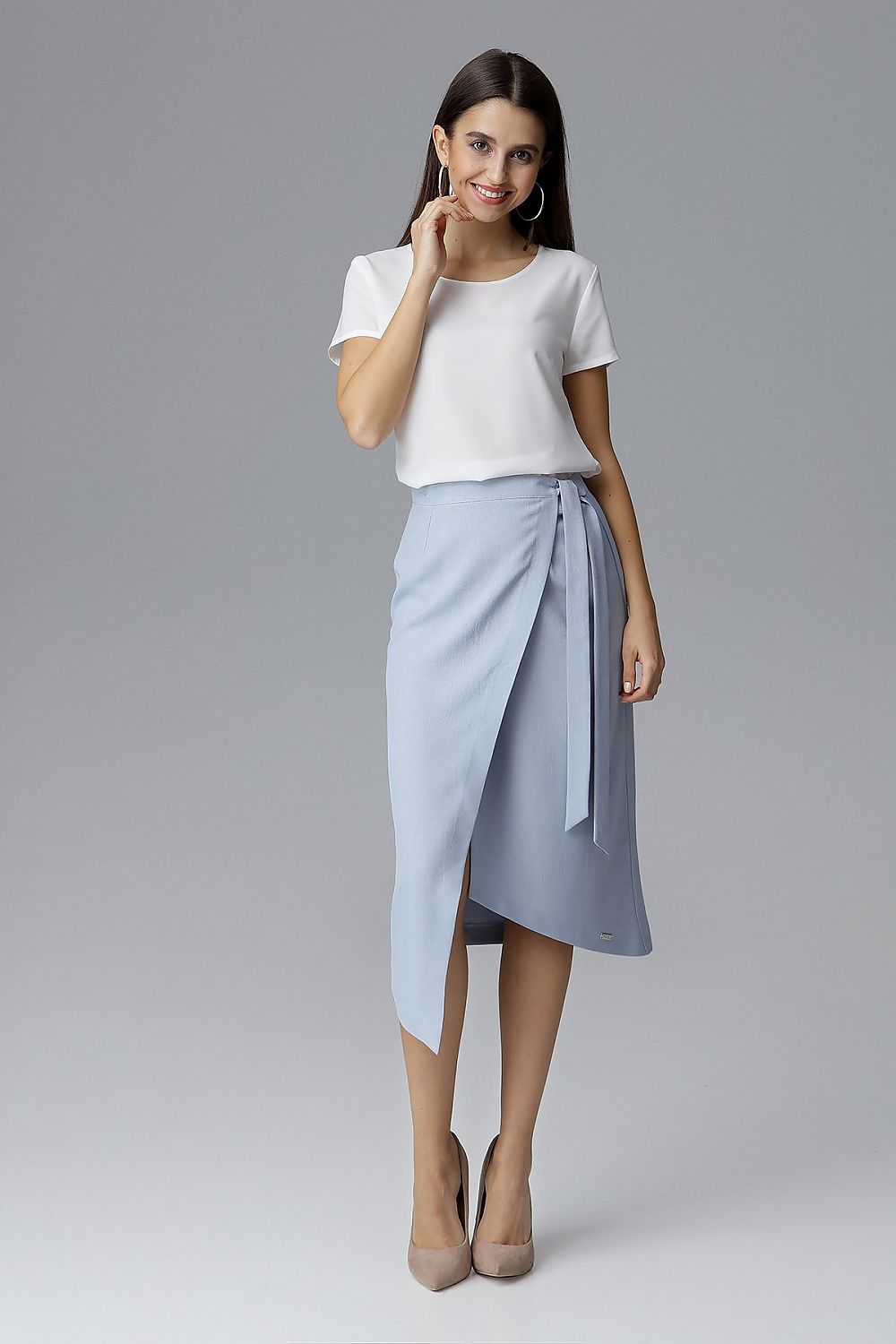 Pleun – Dames asymmetrische rok – Polyester – Lente / Zomer