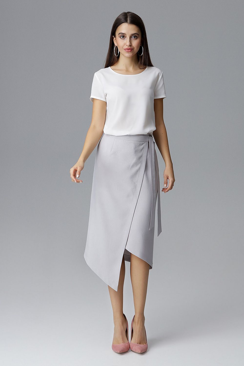 Pleun – Dames asymmetrische rok – Polyester – Lente / Zomer