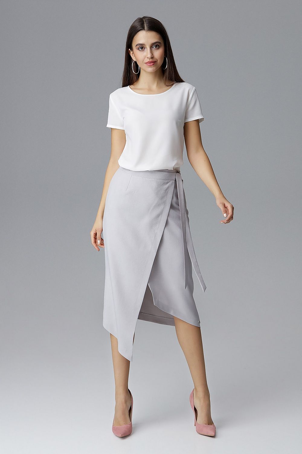 Pleun – Dames asymmetrische rok – Polyester – Lente / Zomer