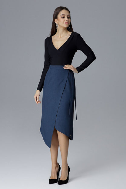 Pleun – Dames asymmetrische rok – Polyester – Lente / Zomer