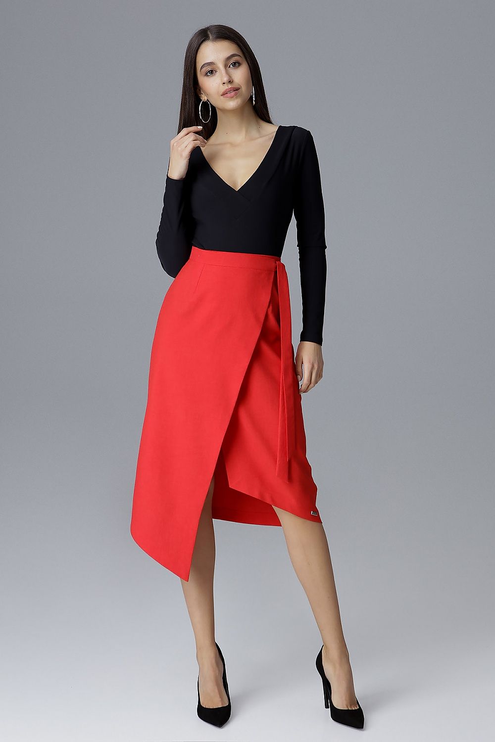 Pleun – Dames asymmetrische rok – Polyester – Lente / Zomer