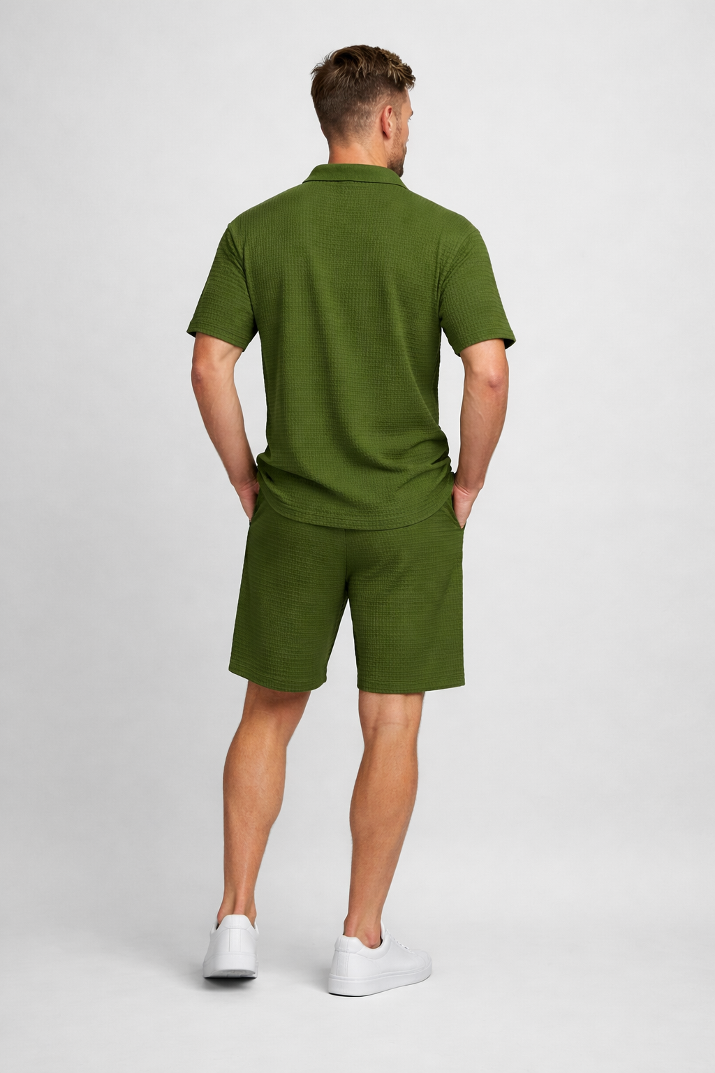 Jaylano – Heren set – Casual & comfortabel – Korte mouw – Katoenmix – Lente / Zomer